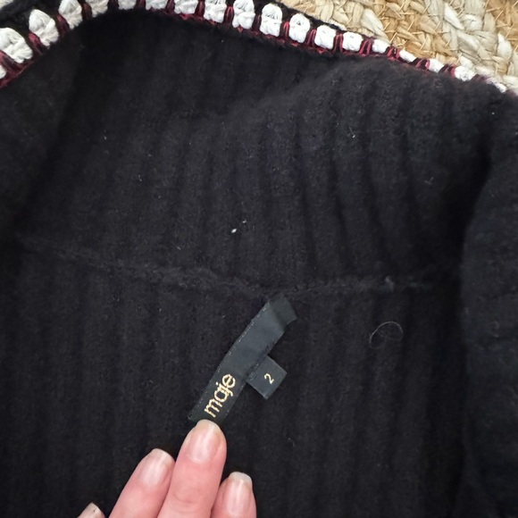 MAJE SWEATER SIZE 2 - Picture 4 of 4